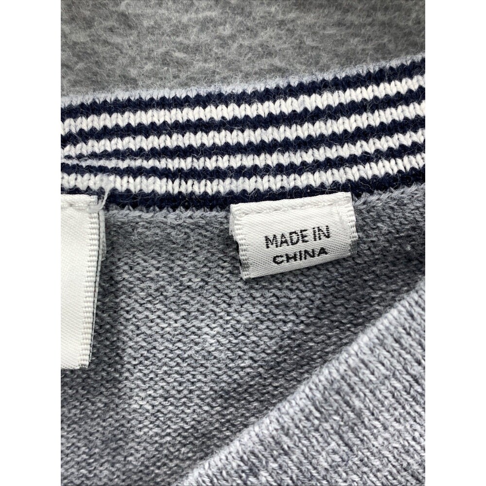 Lacoste Ribbed V-Neck Pullover Sweaters Mens X-Large XL Gray Long Sleeve AH7003 - Picture 10 of 16